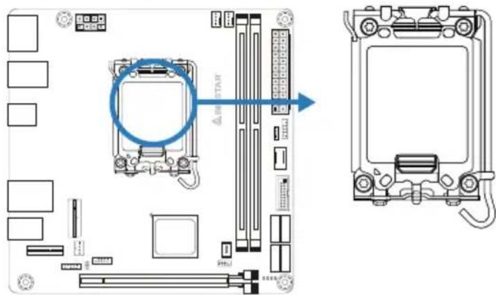 BIOSTAR B760NH-E - Установка центрального процессора (ЦП) - 1