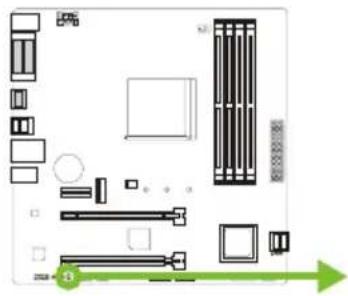 BIOSTAR B450MX - JCMOS1: 清空CMOS 跳線 - 1