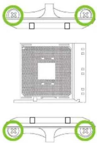 BIOSTAR B450MX - Install a Heatsink - 1