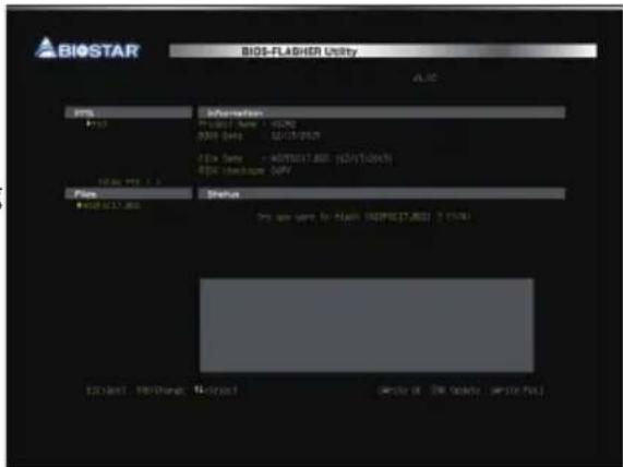 BIOSTAR BIOS-FLASHER Utility A.M.C Project P13 Information P130000000 - 16290 B20000000 - 52175/2017 File Date: -14/08/2017-0087 (12/15/2017) B20000000 - 52175/2017 Status P130000000 - 16290 This project is based on BIOS-FLASHER Utility 2.15%/4.1 EXCEL: 162900000 - N-Project Details of: 162900000 - Service Point