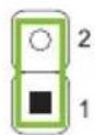 BIOSTAR B450MX - JCMOS1: Clear CMOS Jumper - 4