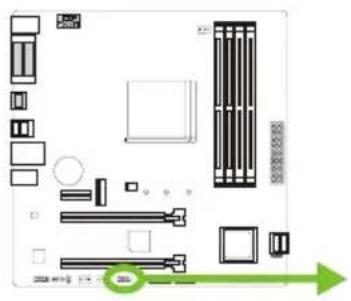 BIOSTAR B450MX - J\_COM1: 序列埠接頭 - 1
