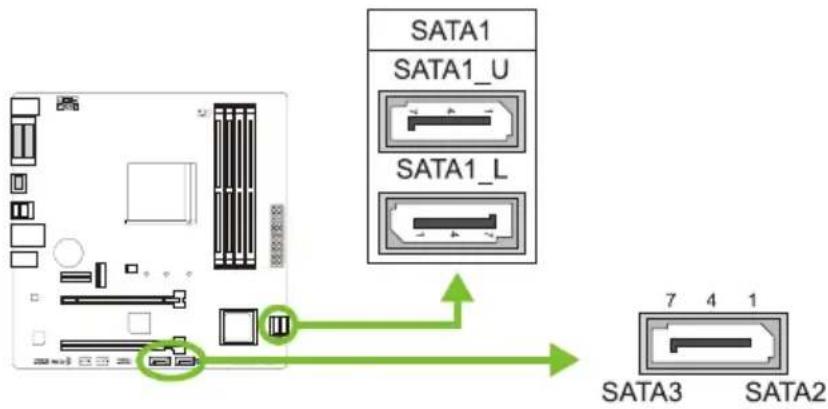 BIOSTAR B450MX - PC-SPKR1: 揚聲器接頭 - 2