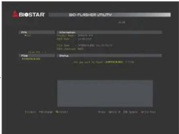 BIOSTAR Bio-FLASHER UTILITY A:02 File H13 Information Project Name: (000523.16) 8000 Safe - [F-05-2019] File Date: 5/08/2019 (16:00:04:05) SNC Status: 947 Status [ ] 请在文件中输入到: (000523.16) [ ] 17:00:01 [ ] 请在文件中输入到: (000523.16) [ ] 17:00:01 [ ] 请在文件中输入到: (000523.16) [ ] 17:00:01