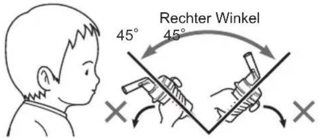 Rechter Winkel 45° 45°