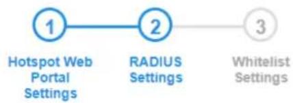 Draytek Vigor AP 1000C - RADIUS Settings - 1