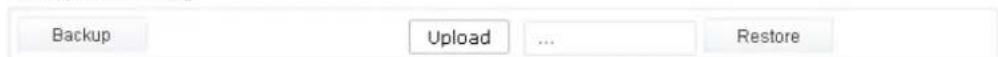 Backup Upload ... Restore