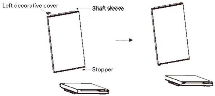 Left decorative cover shaft sleeve Stopper