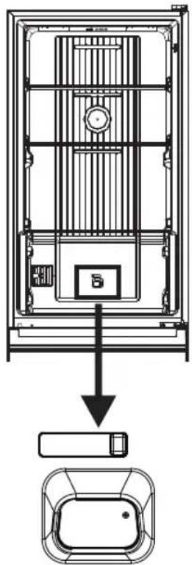 Sôlt GGSBM325X - Freezer temperature adjustment paddle - 2