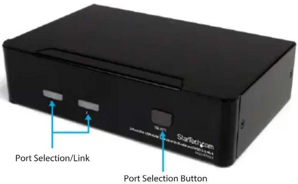Port Selection/Link 2nd SLSX StarTech.com 2nd SLSX 1000-0000 Port Selection Button 2nd SLSX 1000-0000 Port Selection Button