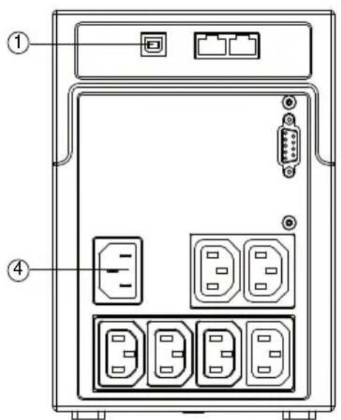 AEG Protect A 700 LCD - Rückwand - 2