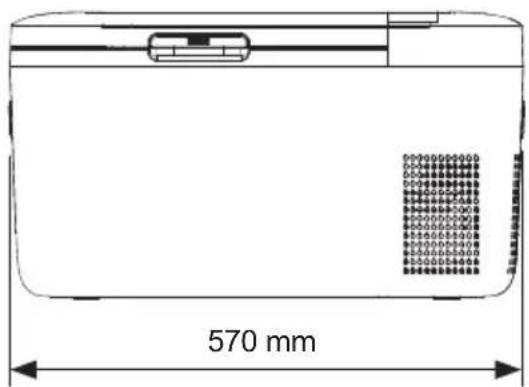 570 mm