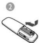 Nabo Symphony CM 1674 - Batterien einlegen - 4