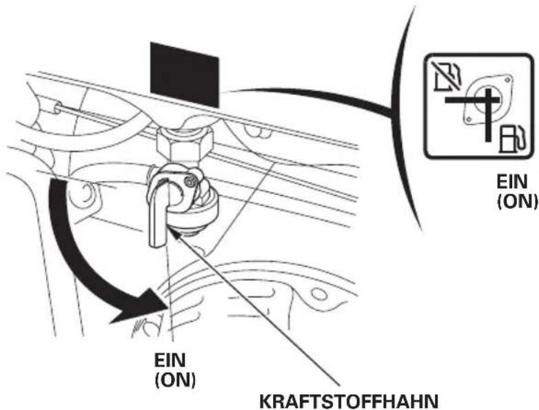EIN (ON) EIN (ON) KRAFTSTOFFHAHN