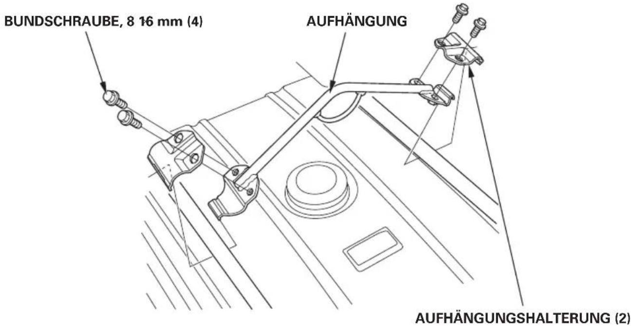 BUNDSCHRAUBE, 8 16 mm (4) AUFHÄNGUNG AUFHÄNGUNGSHALTERUNG (2)