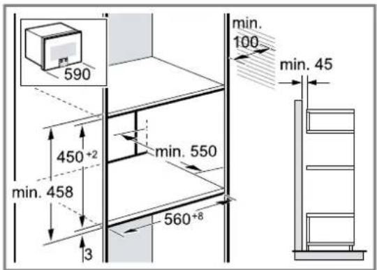 GAGGENAU Mikrowelle - Einbau in einen Hochschrank - 1