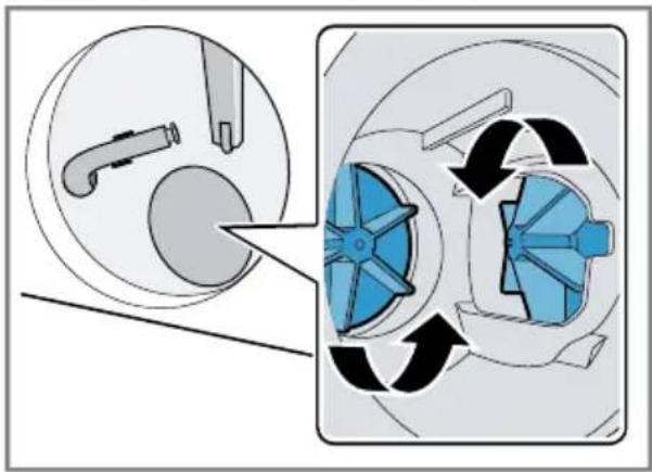 BOSCH WGB254A0GR - Καθαρισμός της αντλίας απόνερων - 3