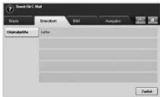 SAMSUNG CLX-8385 - Registerkarte „Erweitert“ - 1