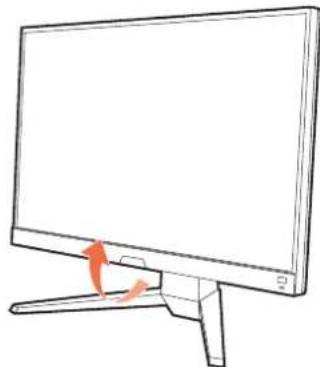 BENQ Mobiuz EX2710U - Entfernen Sie die E/A-Abdeckung. - 1