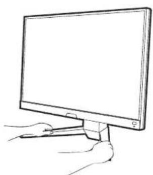 BENQ Mobiuz EX2710U - Stellen Sie den Monitor aufrecht. - 1