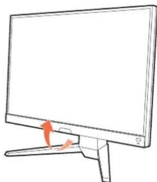 BENQ Mobiuz EX2710U - Installieren Sie die E/A-Abdeckung. - 1