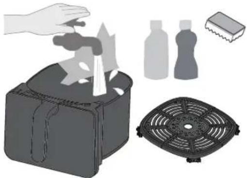 PANASONIC NF-CC600AXC - ng basket and baking tray - 1