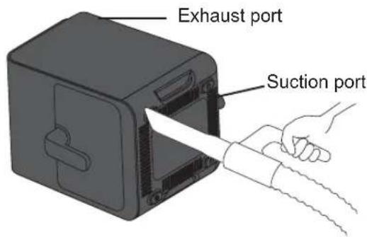 Exhaust port Suction port