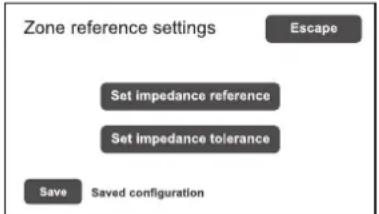 FBT VAIE 6500 - set> IMP. REFERENCE Acquisizione impedenza ed impostazione tolleranza - 1