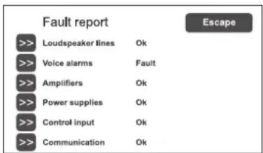FBT VAIE 6500 - report> FAULTS - 1