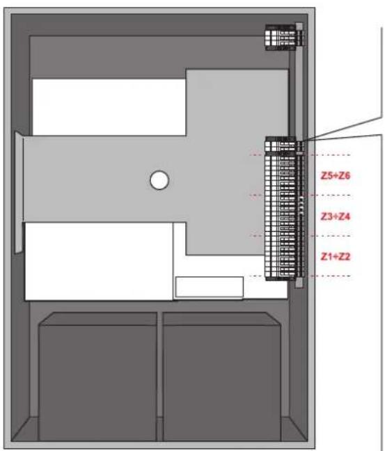 FBT VAIE 6500 - COLLEGAMENTO AMPLIFICATORE DI RISERVA [MORSETTIERA COLLEGAMENTI] - 1
