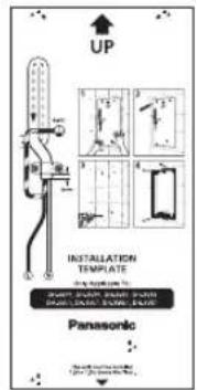 UP INSTALLATION TEMPLATE PANSONIC