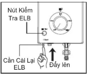Nút Kiểm Tra ELB Cần Cài Lại ELB Dầy lên