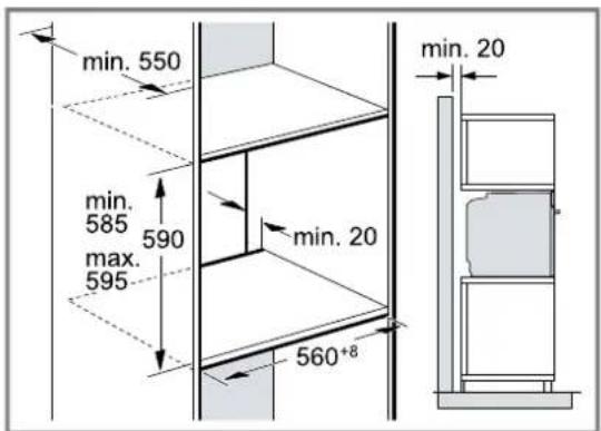 CONSTRUCTA CF4M28062 - Einbau in einen Hochschrank - 1