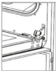 BOMANN EBO 7905 IX - Removing the oven door - 2