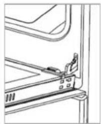 BOMANN EBO 7905 IX - Removing the oven door - 1