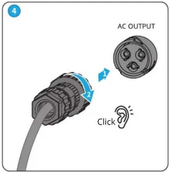4 AC OUTPUT 1 2 Click
