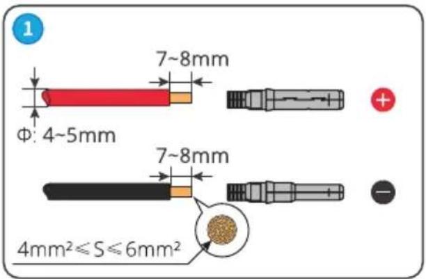 1 7~8mm Φ: 4~5mm 7~8mm 4mm²≤S≤6mm²