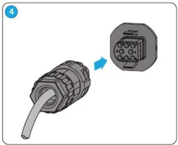 Goodwe 1500-XS - Connecting the RS485 Cable - 5