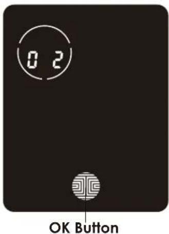 0 2 OK Button