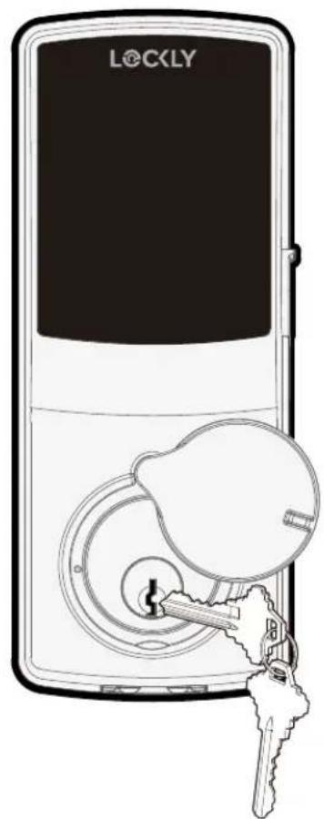 Lockly Secure Plus - Locking/Unlocking with Physical Key - 2