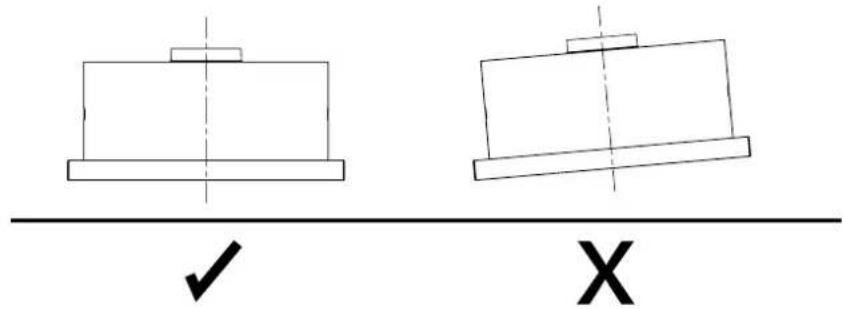 Diagram showing two identical rectangular blocks with a checkmark and an X mark below, likely illustrating a comparison or selection process.