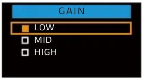 GAIN LOW MID HIGH