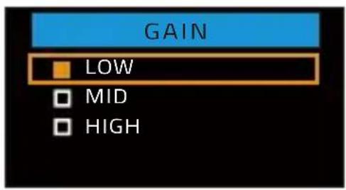 GAIN LOW MID HIGH