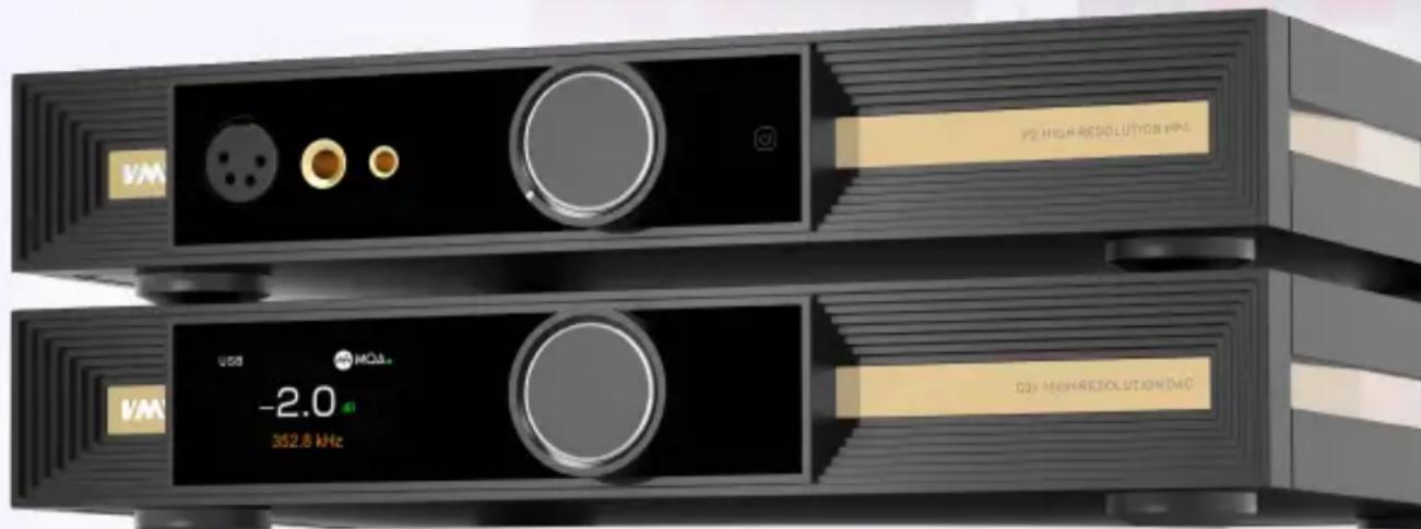 P2 HIGH RESOLUTION MHz USB -2.0 352.8 kHz D2+ HIGHRESOLUTION DAC