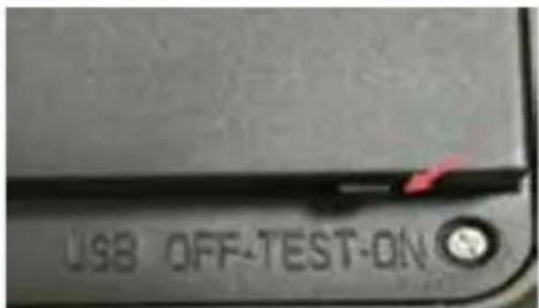 USB OFF-TEST-ON
