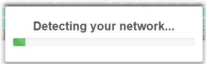 Detecting your network...