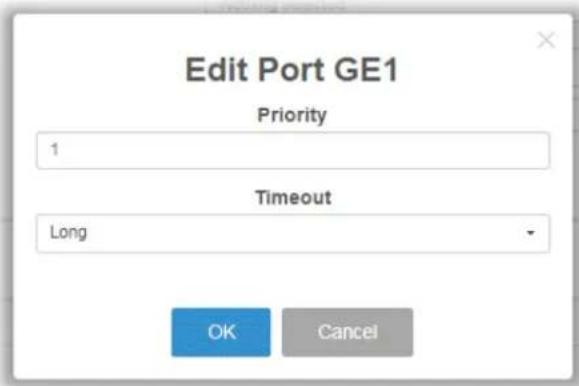 Draytek VigorSwitch G2100 - II-5-5 LACP Port Setting - 2