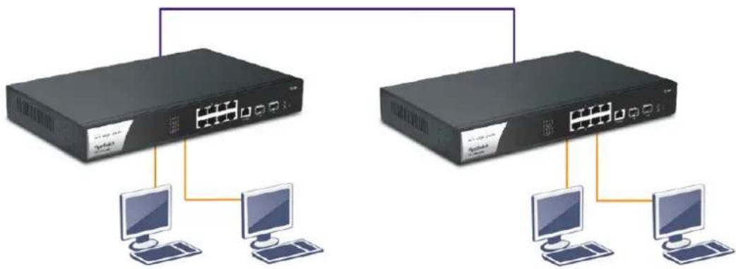 Draytek VigorSwitch G2100 - I-2-4 Typical Applications - 1