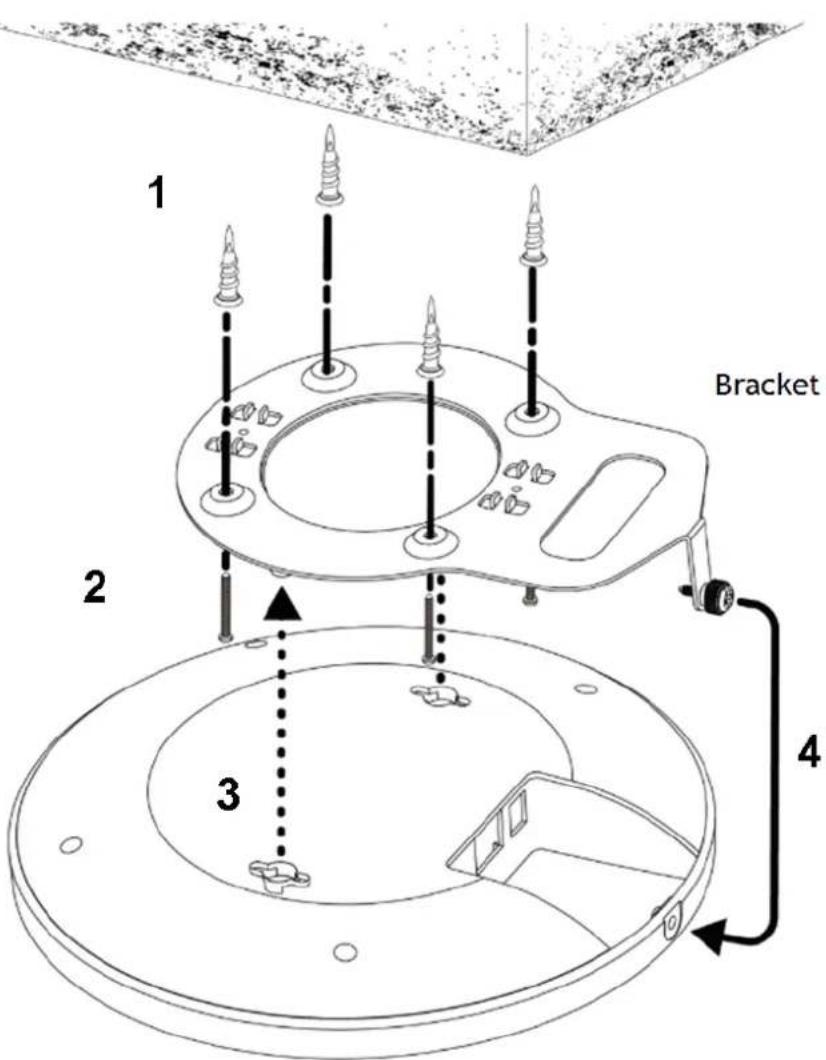 1 2 3 4 Bracket