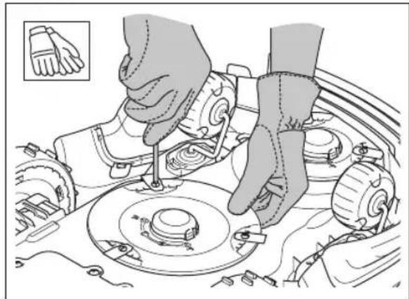 FLYMO UltraLife 1200 - To replace the blades - 1